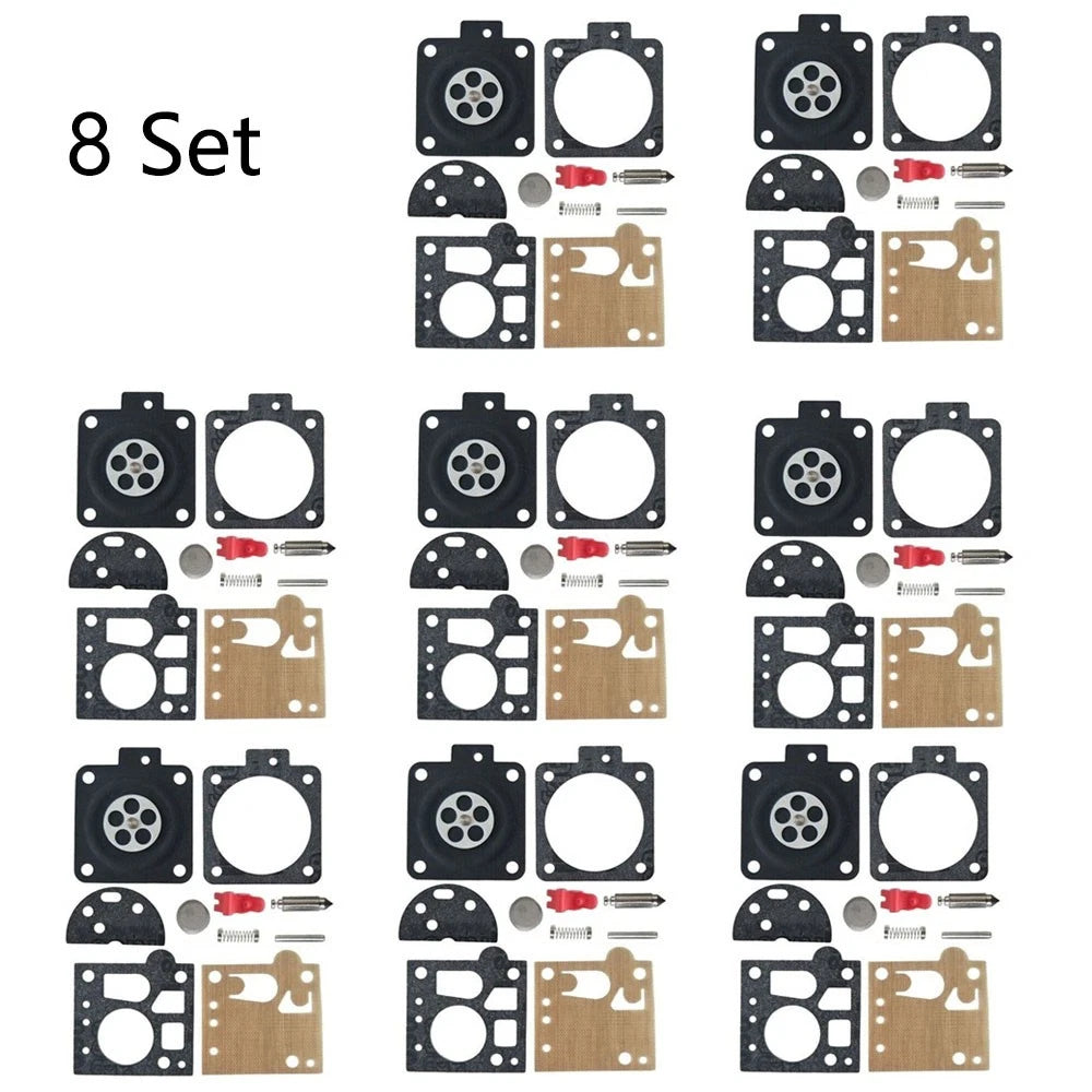Set of 8 Carburetor Gasket Repair Kit for STIHL MS380 MS381 038 066 BING 48