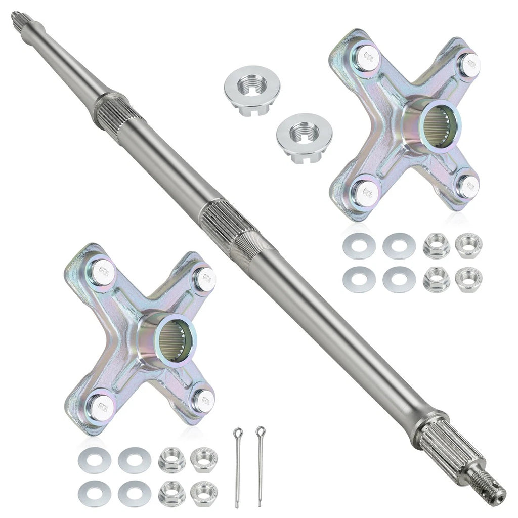 Rear Axle Shaft & Wheel Hubs Kit for Yamaha Banshee 350 (1987–2006)