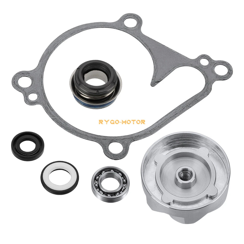 Water Pump Bearing Seal Impeller & Gasket for Kawasaki Prairie 650 (2002–2003)
