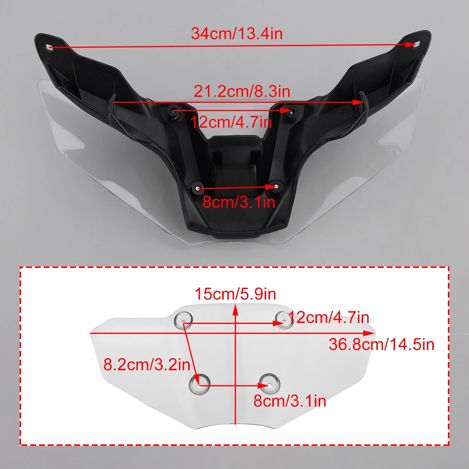 ABS Windshield for Yamaha MT-09/SP (2024–2025) A9