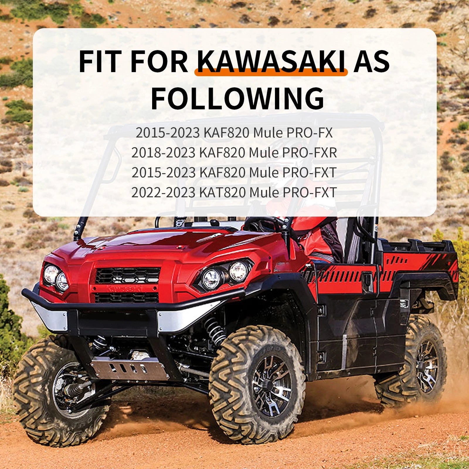 Spark Plug Wire Kit for Kawasaki Mule PRO FXT FX FXR (2015–2023) 21150-0013
