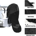 Outboard Motor Engine Cover for 420D 6-20 HP (Universal, Black)