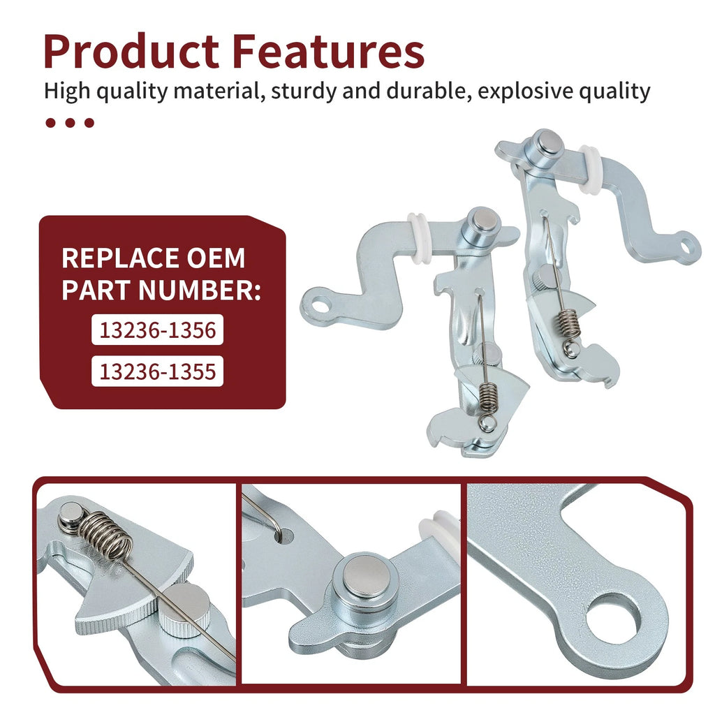 Brake Lever Bracket Set for Kawasaki Mule (2001–2024) 13236-1355 13236-1356