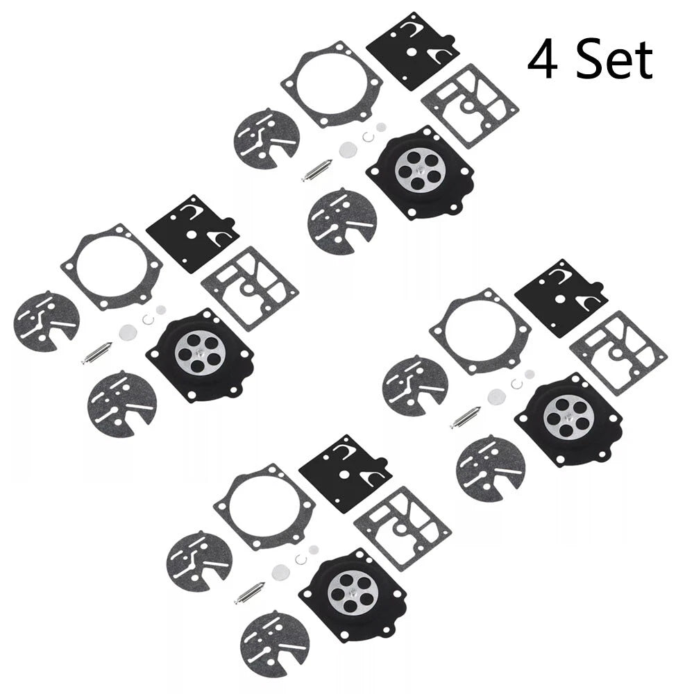 Set of 4 Carburetor Repair Kits for Husqvarna 44 140S 240S 444 Walbro K10-HDC