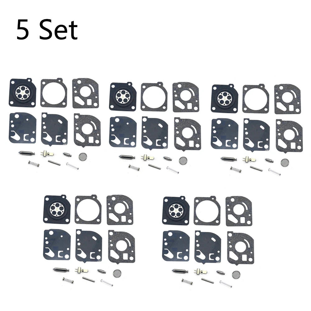 5X Carburetor Kit Repair for Zama RB-52, C1Q-P18, C1Q-P22, Echo PB-1000, PB-1010