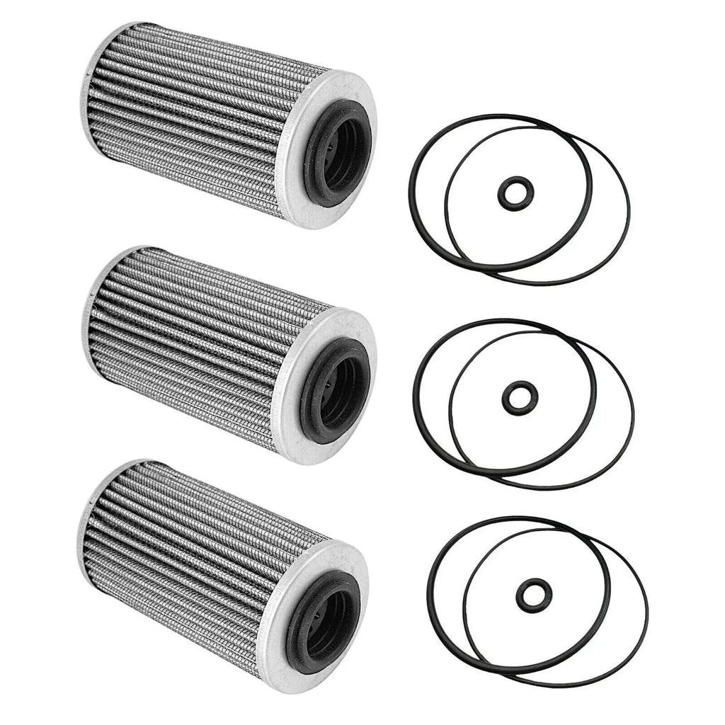 Set of 3 Oil Filters W/O-rings for Sea-Doo BRP GTI RXT RXP GTX (130hp 300hp)