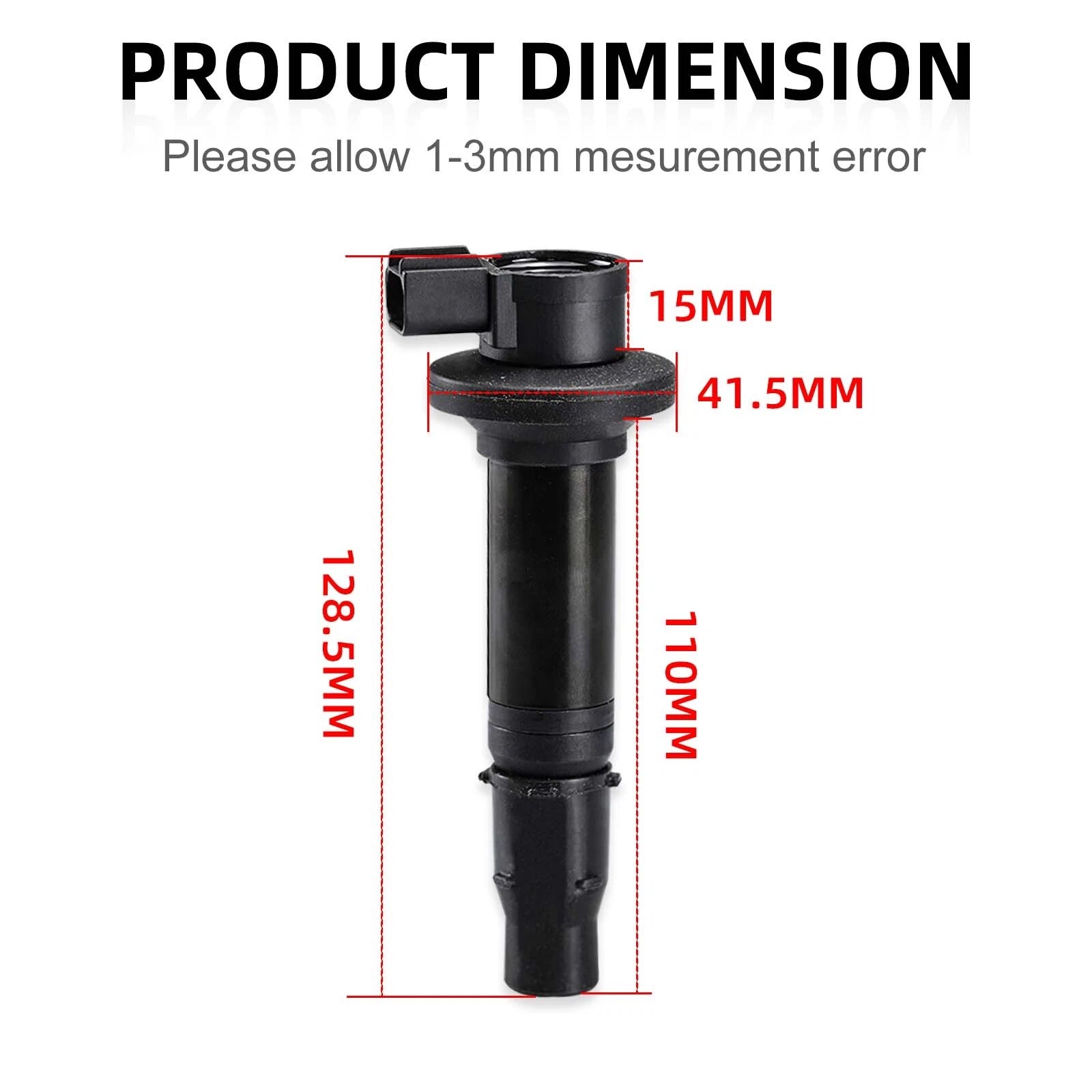 Set of 4 Ignition Coils for Yamaha YZF-R6 (1999–2002) 5EB-82310-00-00
