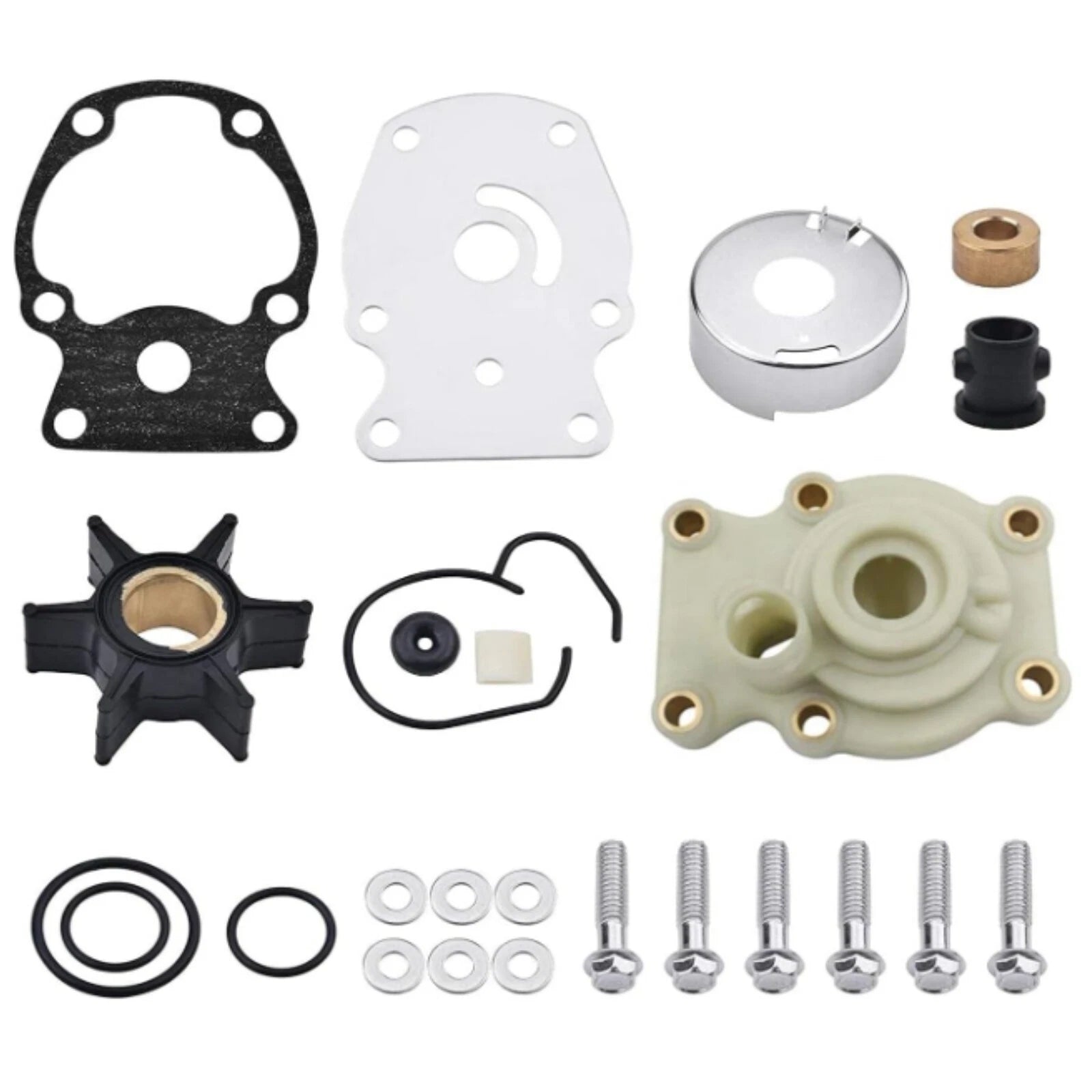 Water Pump Impeller Kit for Evinrude Johnson 20-35 HP Outboard (Replaces 393630)