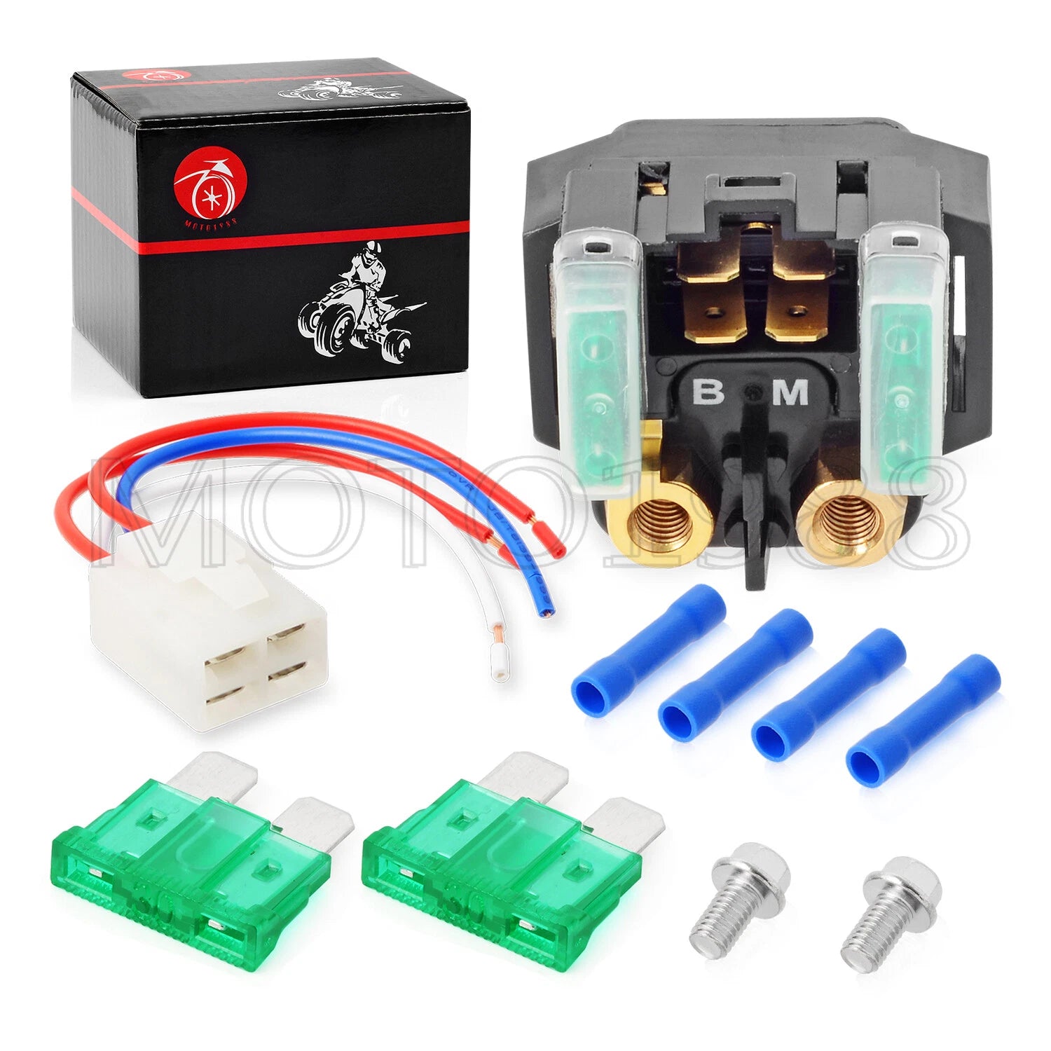Starter Solenoid Relay Plug for Yamaha YZF-R6 R1 Big Bear 250 400 Bruin 250 350