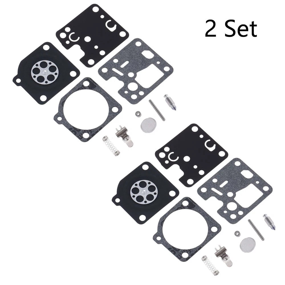 Set of 2 Carburetor Repair Kits for ECHO ES230 ES231 PB230 PB231 (RB-107)