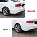 Pair Gloss Black Side Corner Splitter for Audi S5 8T (2013–2016)