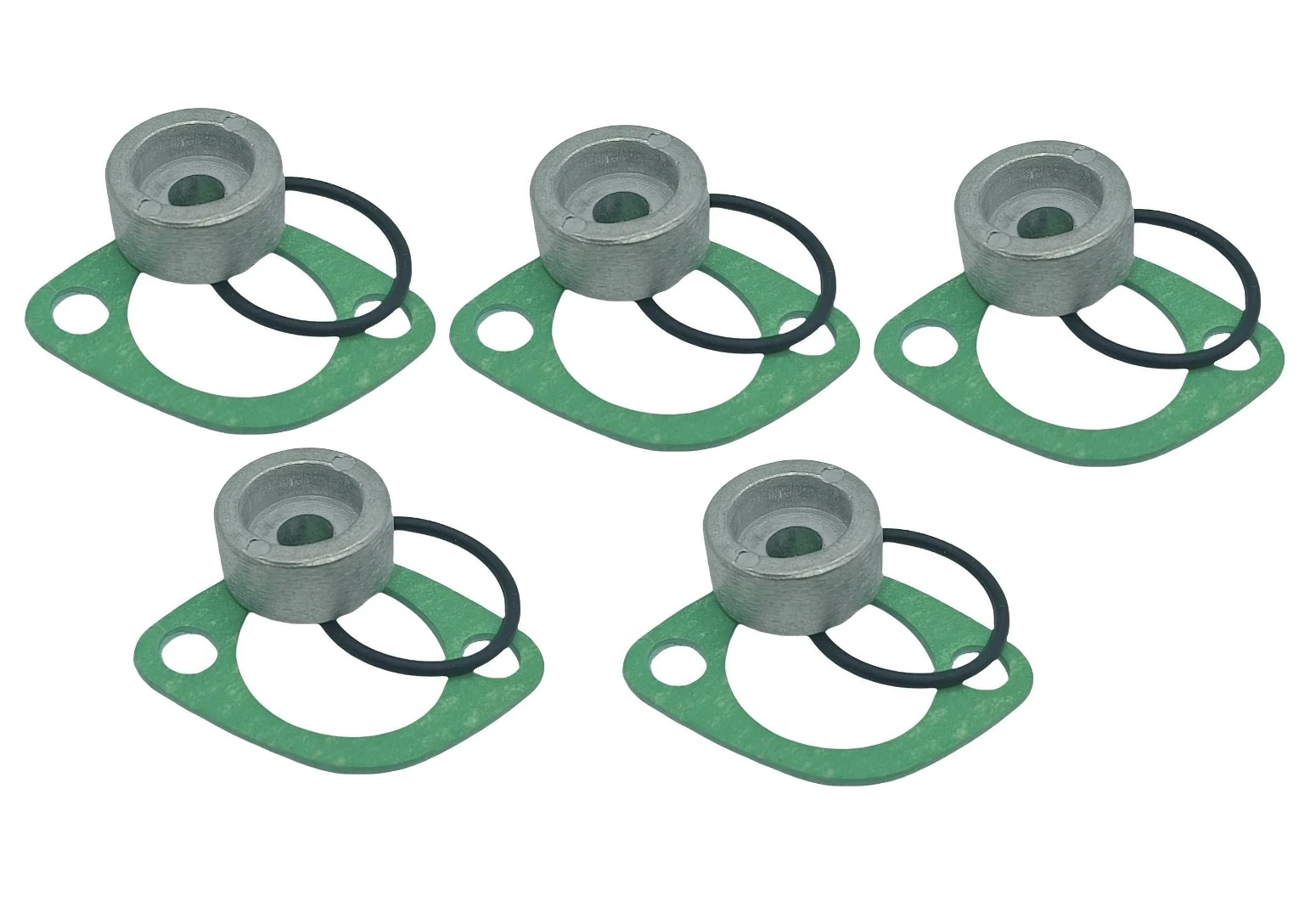 Set of 5 Round Zinc Anodes for Suzuki Outboard Motor 55321-87J01 55321-87J00
