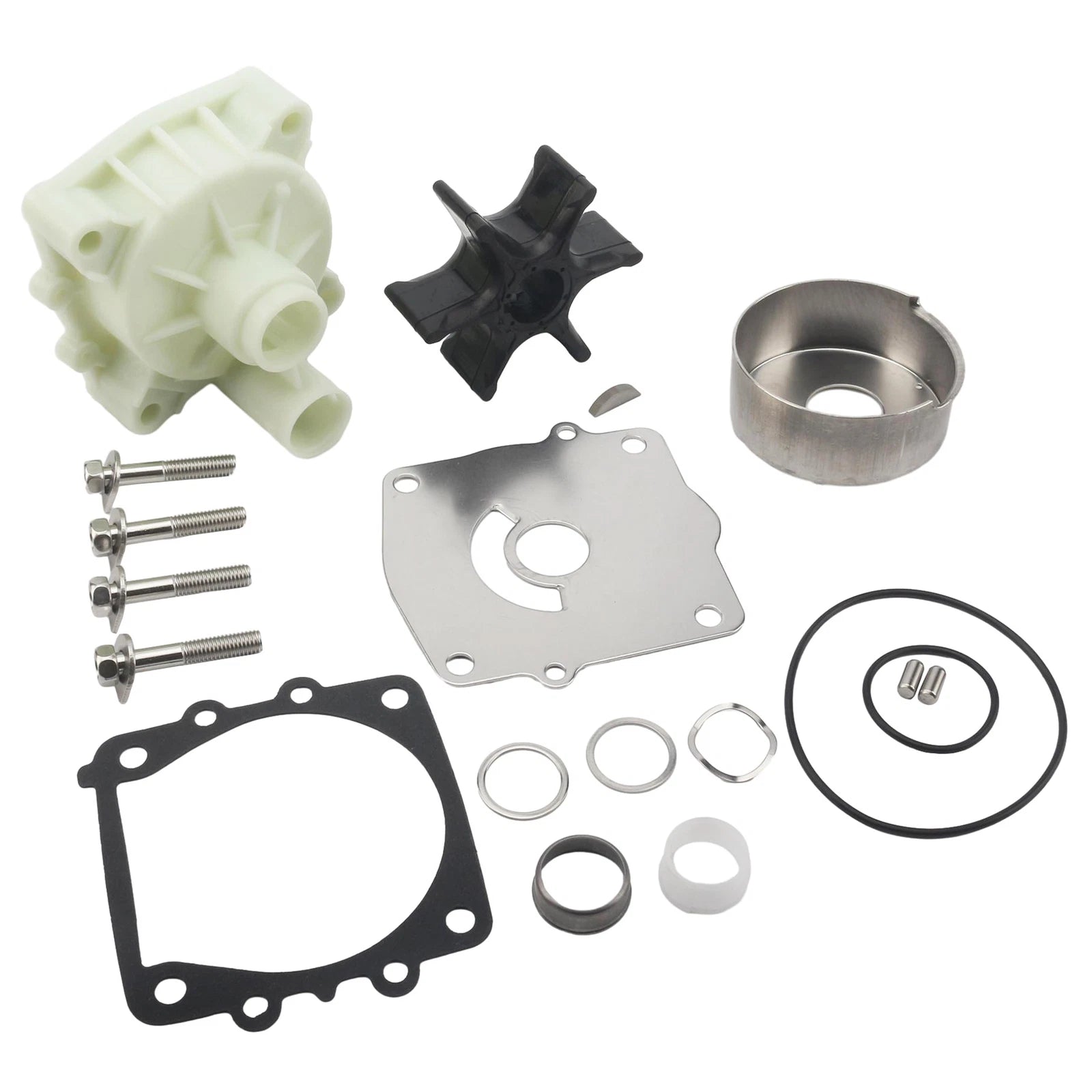 Water Pump Impeller Repair Kit for Yamaha Outboard (61A-W0078-A3, 61A-W0078A1-00)