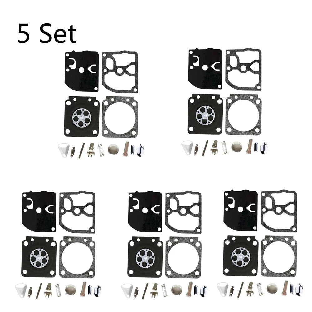 Set of 5 Carburetor Gasket Kit for Zama RB-40, FS106, FS108, FS120, FS200, FS450