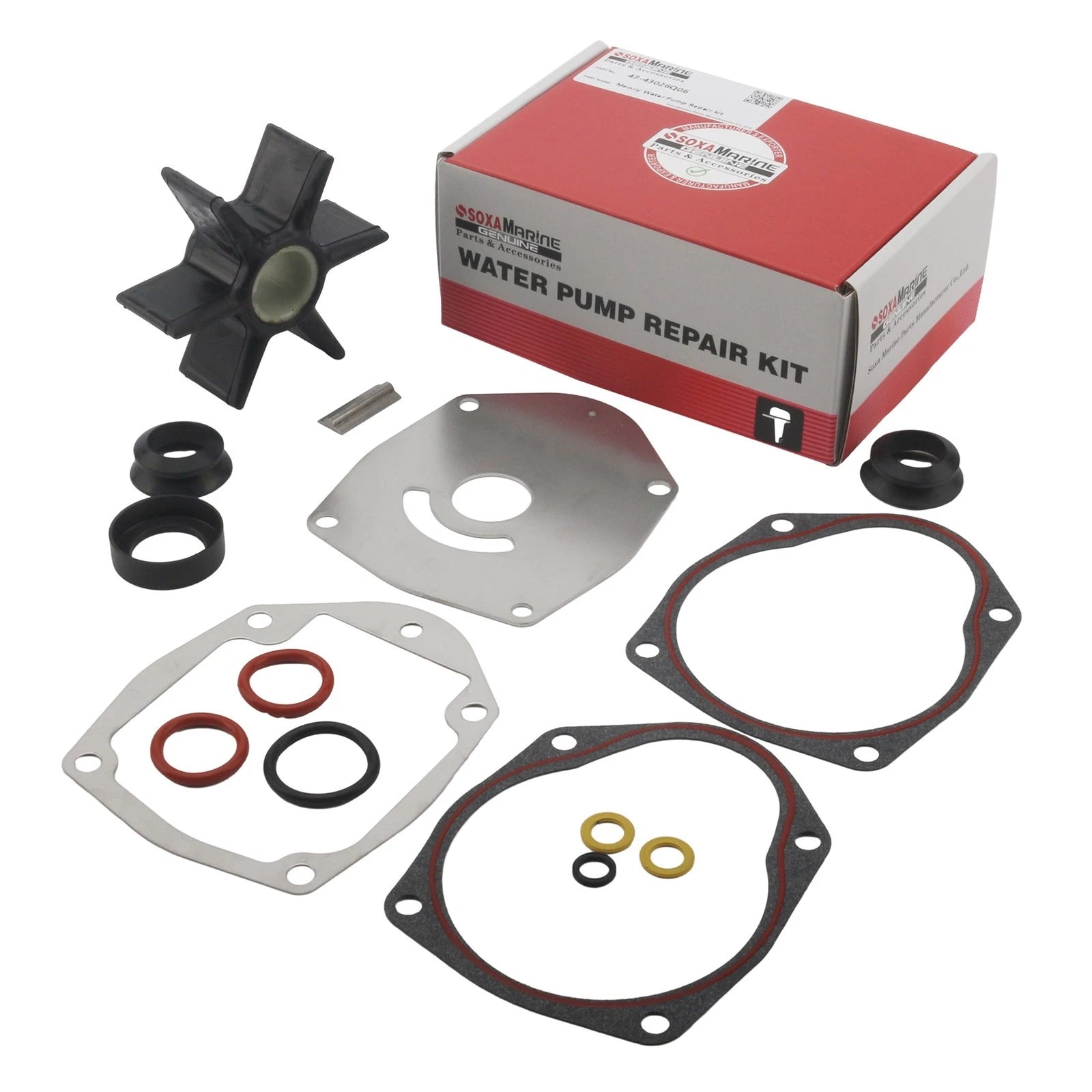 Water Pump Impeller Kit for Mercury 4-Stroke 40 50 60 70 HP (43026Q06)