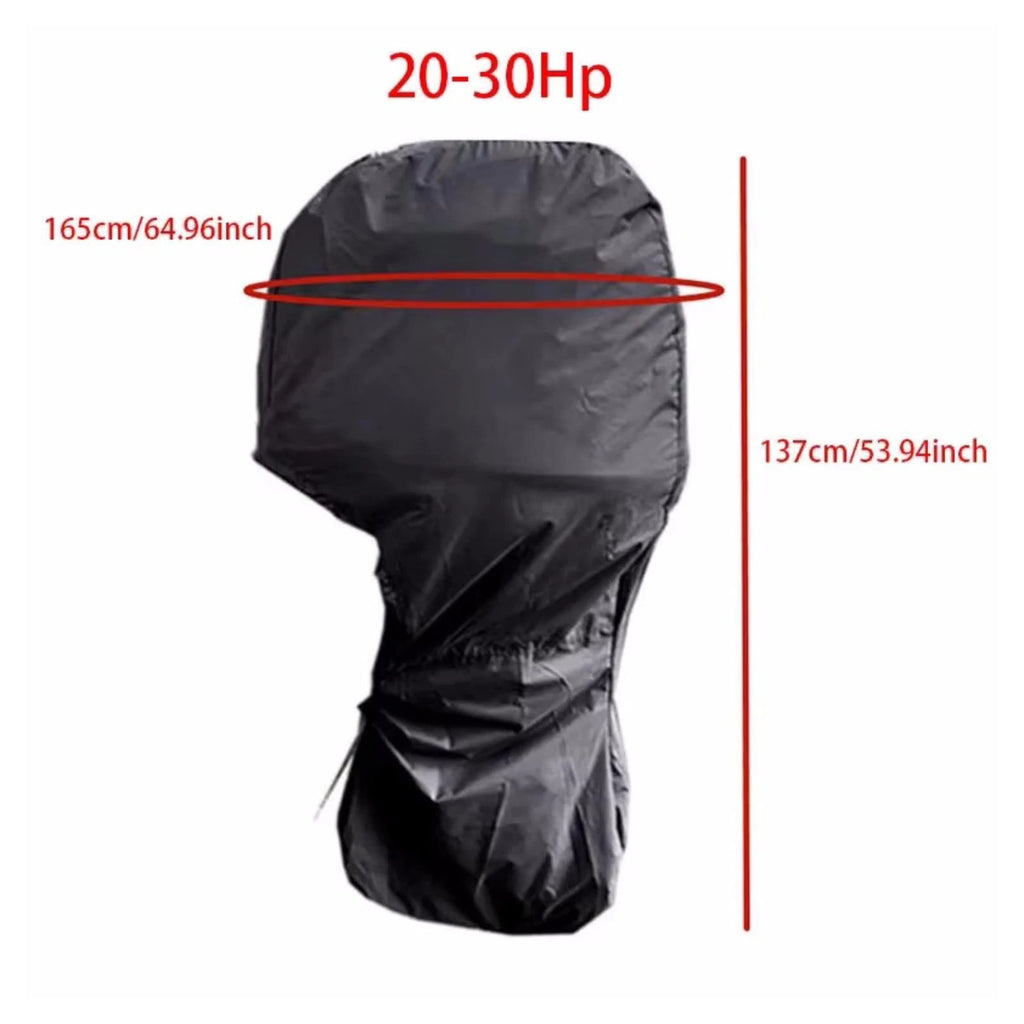 Outboard Motor Engine Cover for Mercury 20-30 HP (Trailerable, Black)