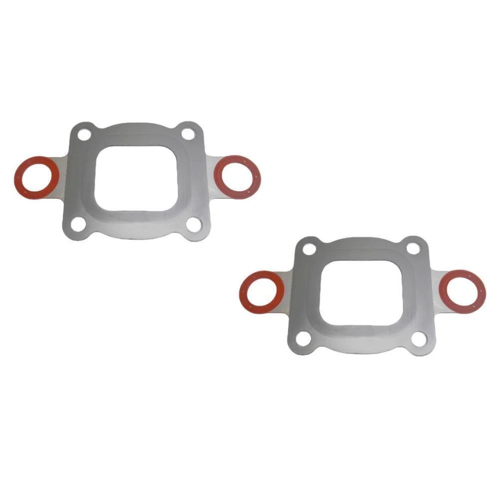 2X Exhaust Manifold Elbow Gasket for MerCruiser 4.3 5.0 5.7 (1990–2023)