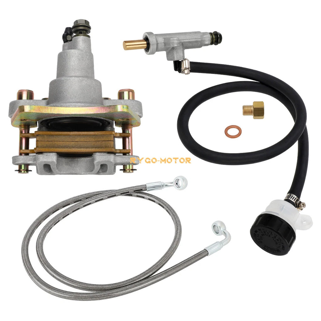 Rear Brake Caliper & Master Cylinder & Line Set for Polaris Trail Blazer (1999–2006)