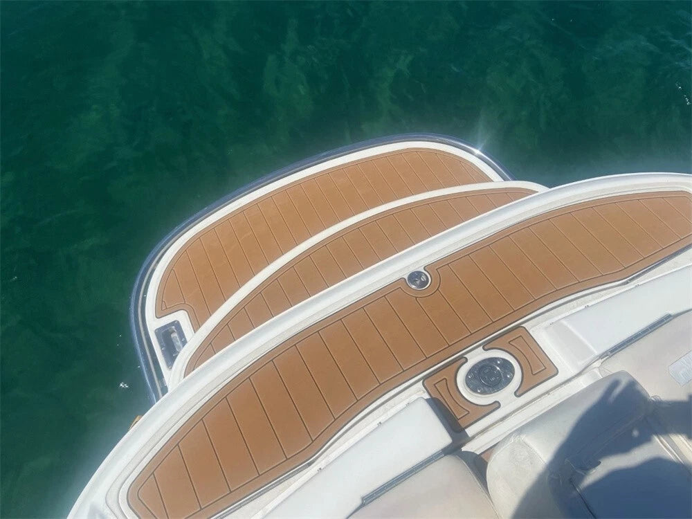 EVA Foam Faux Teak Deck Floor Mat for Cobalt 252 (2005)