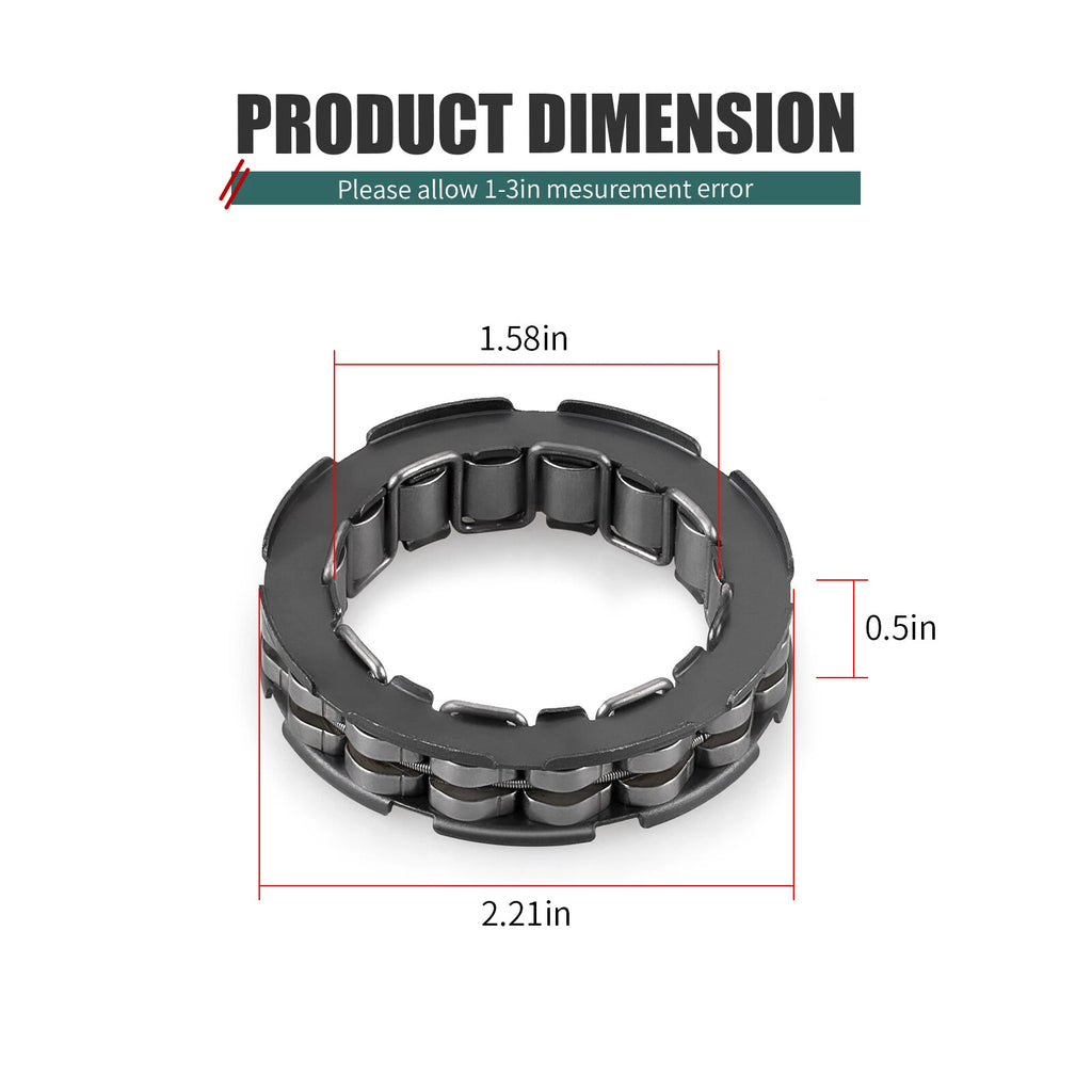 One Way Starter Clutch Bearing for Yamaha Kodiak Grizzly 400 450 (1993–2006) 5GH-16664-00-00