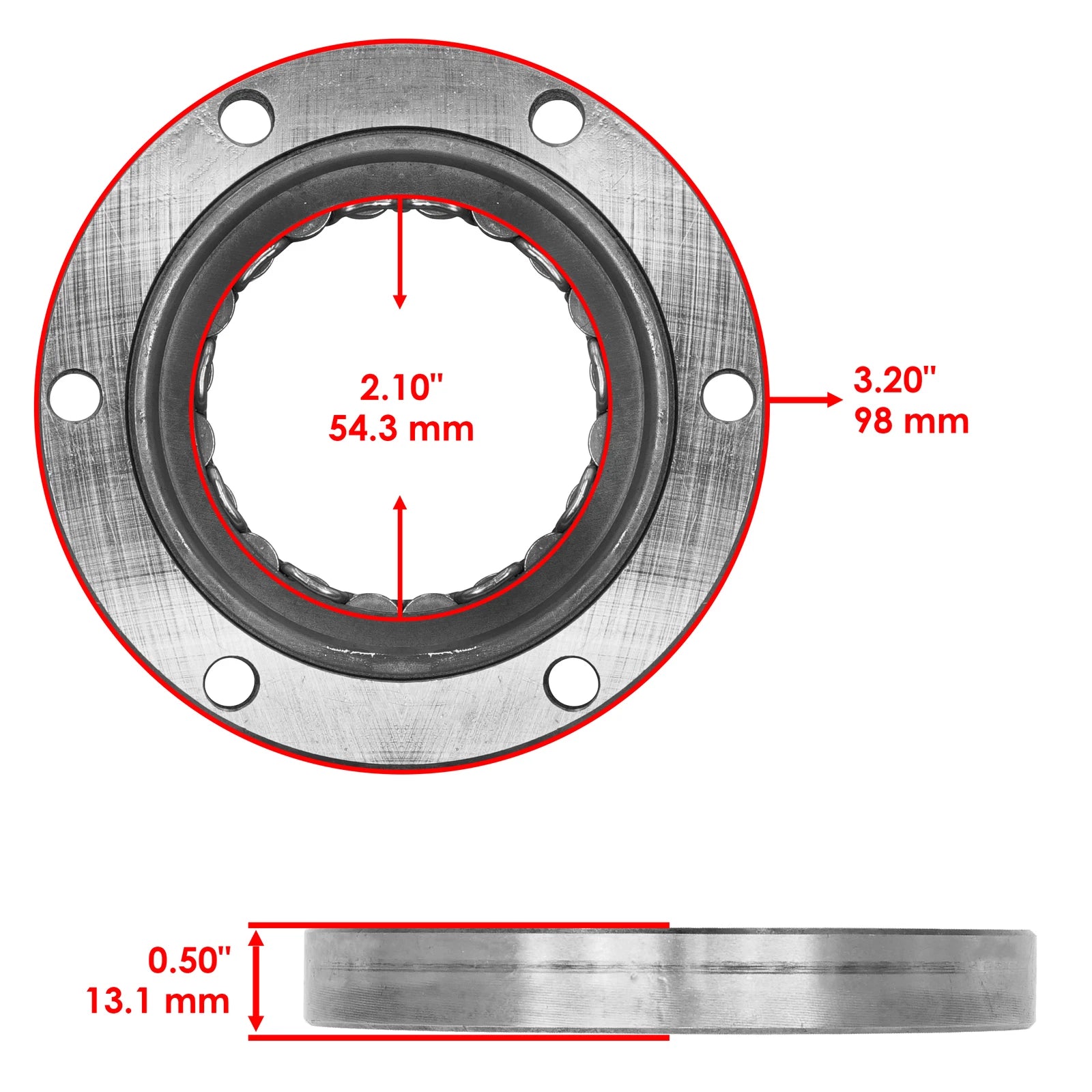 Starter Clutch Bearing Sprag for Yamaha VX1100 Waverunner (2007–2008, 2015)