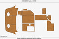 EVA Pad Foam Teak Deck Flooring for Bayliner 3055 (2002)