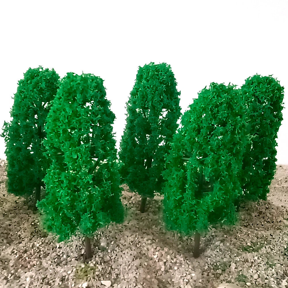 Set of 10 Model Trees for HO N Z Train Railway Garden Landscape Scenery