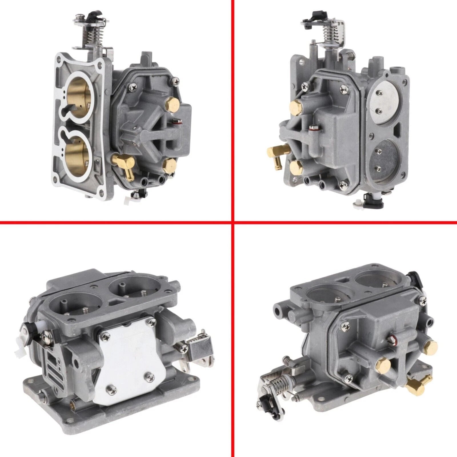 Carburetor for Yamaha 2 Stroke 40HP Outboard Motors (6F6-14301-04, 6F5-14301-42)