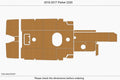 EVA Pad for Parker 2320 (2017) - Teak Deck Flooring Mat