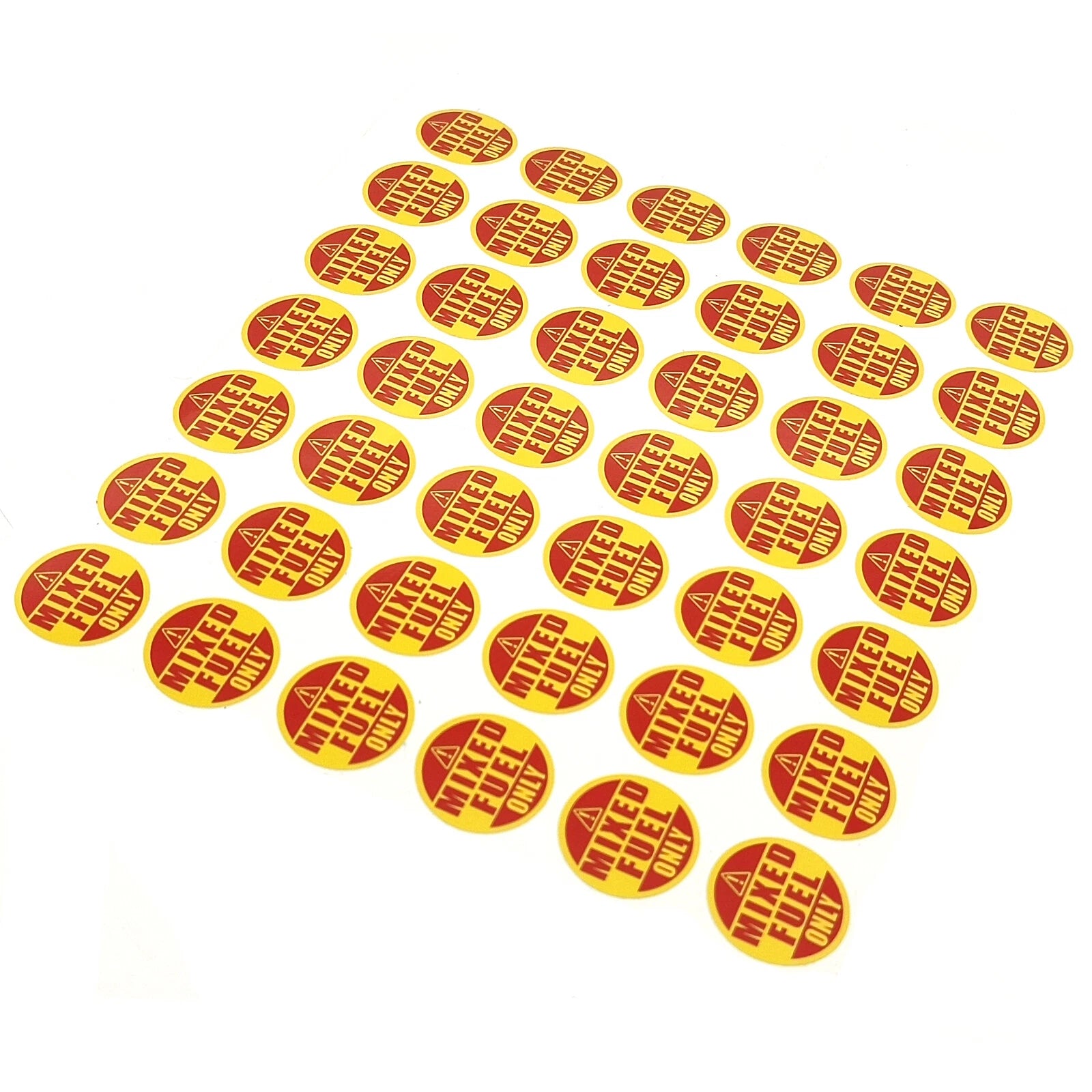 1-Inch Weatherproof Vinyl Decal for Gas Oil Mix Tank