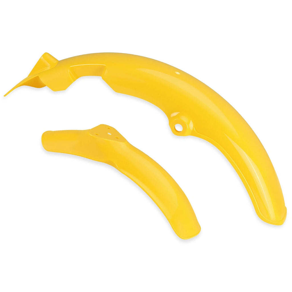 Set of 2 Front & Rear Fenders for Suzuki JR50 (1978–1999) Yellow Guards
