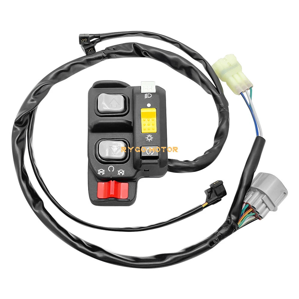 Left Handle Electric Shift Switch Headlight for Honda Rancher 420 (2007–2014)