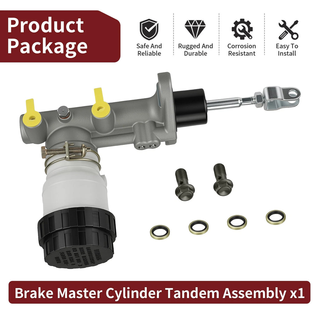 Brake Master Cylinder Tandem Assembly 1912656 for Polaris ACE 500 570 (2017–2019)