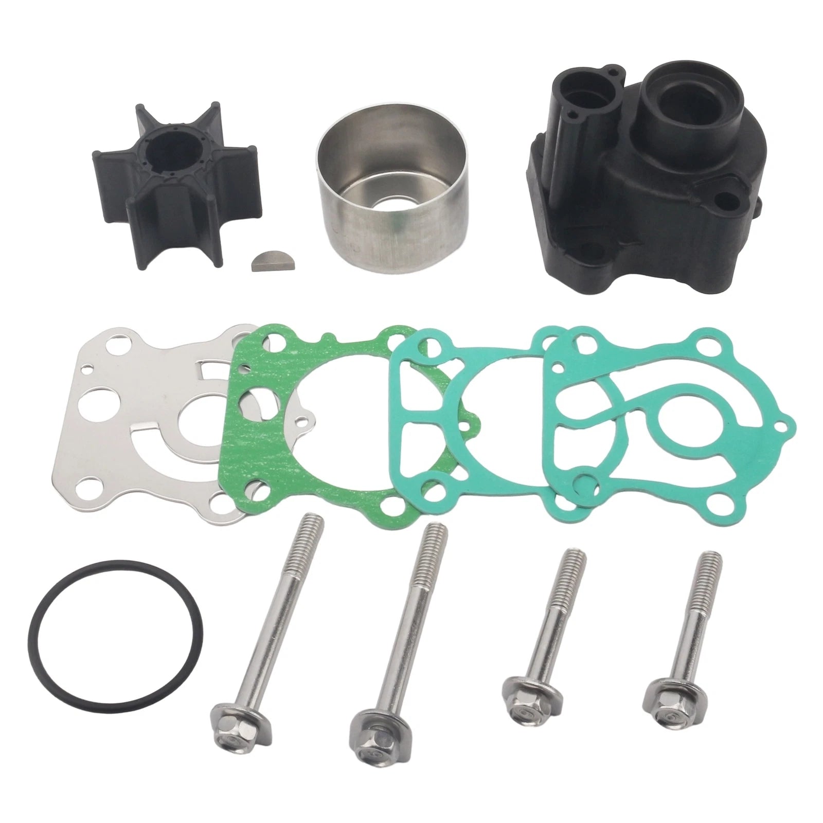 Water Pump Impeller Repair Kit for Yamaha Outboard (67F-W0078-02, 67F-W0078-03)