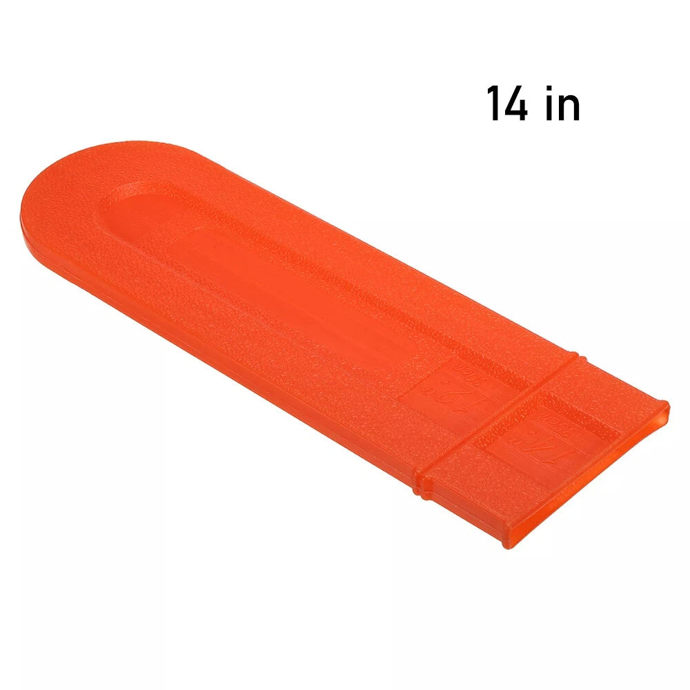 Chainsaw Chain Bar Cover for 14" Chainsaw (Protective Shell, Orange)