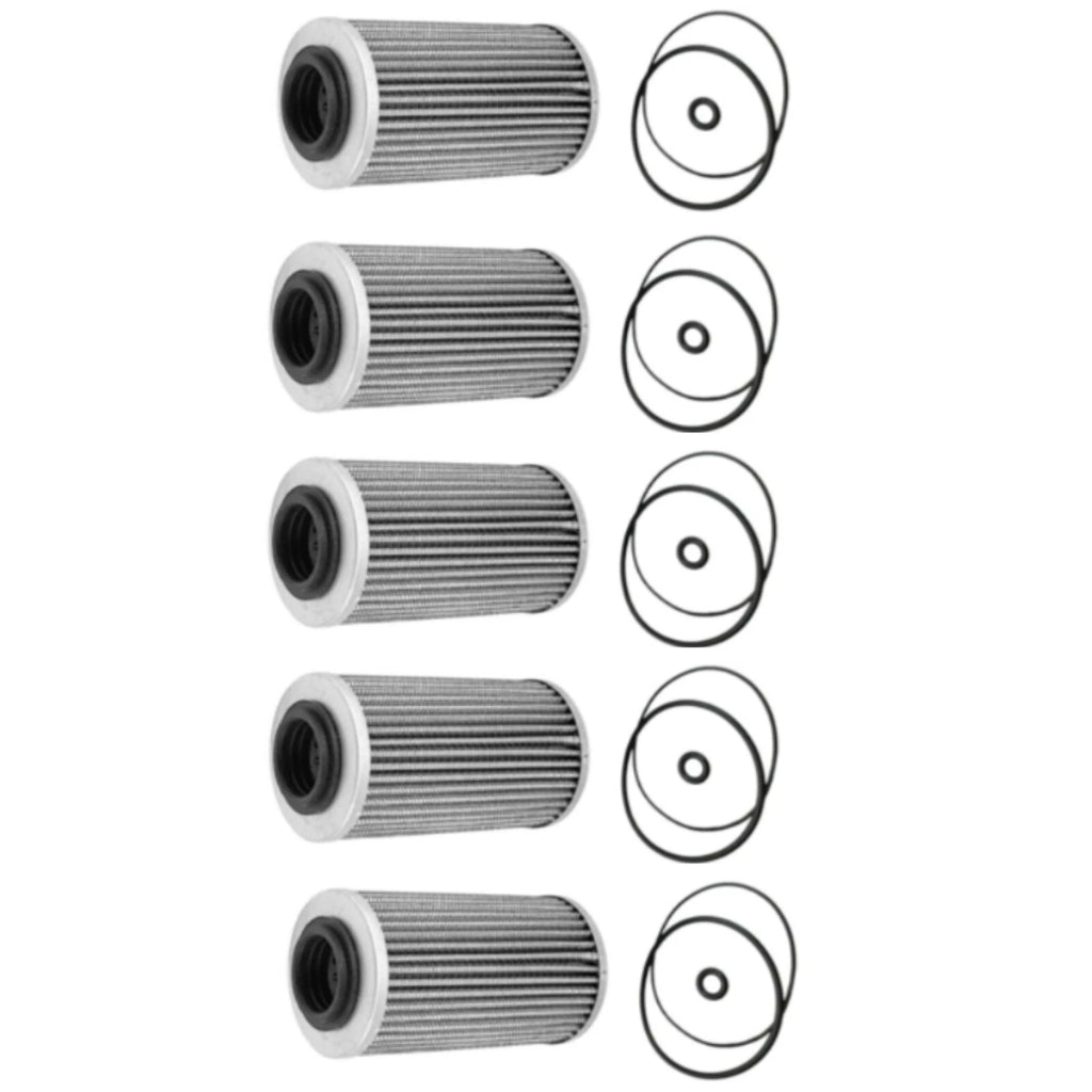 Set of 5 Oil Filters for Sea-Doo BRP GTI RXT RXP GTX (130hp 300hp) 420956744