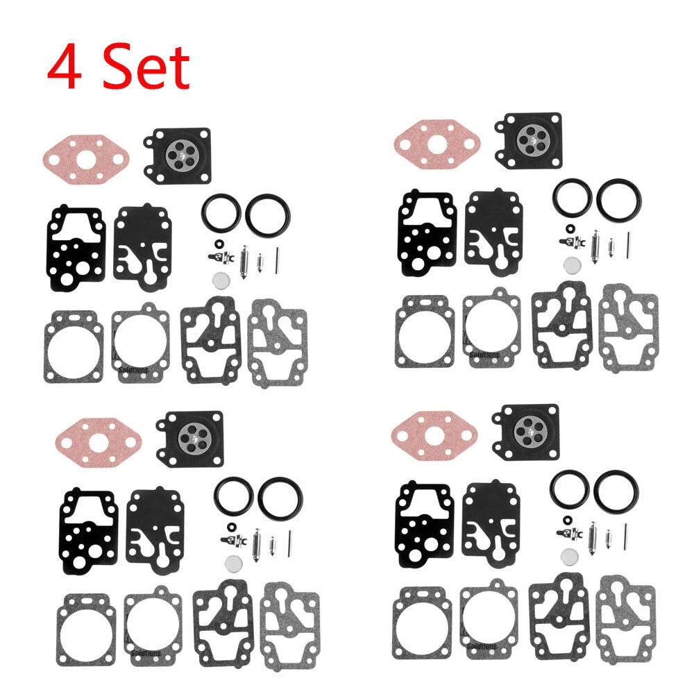 Set of 4 Carburetor Gasket Parts Kit for Honda GX22 GX31 (WALBRO K20-WYL)
