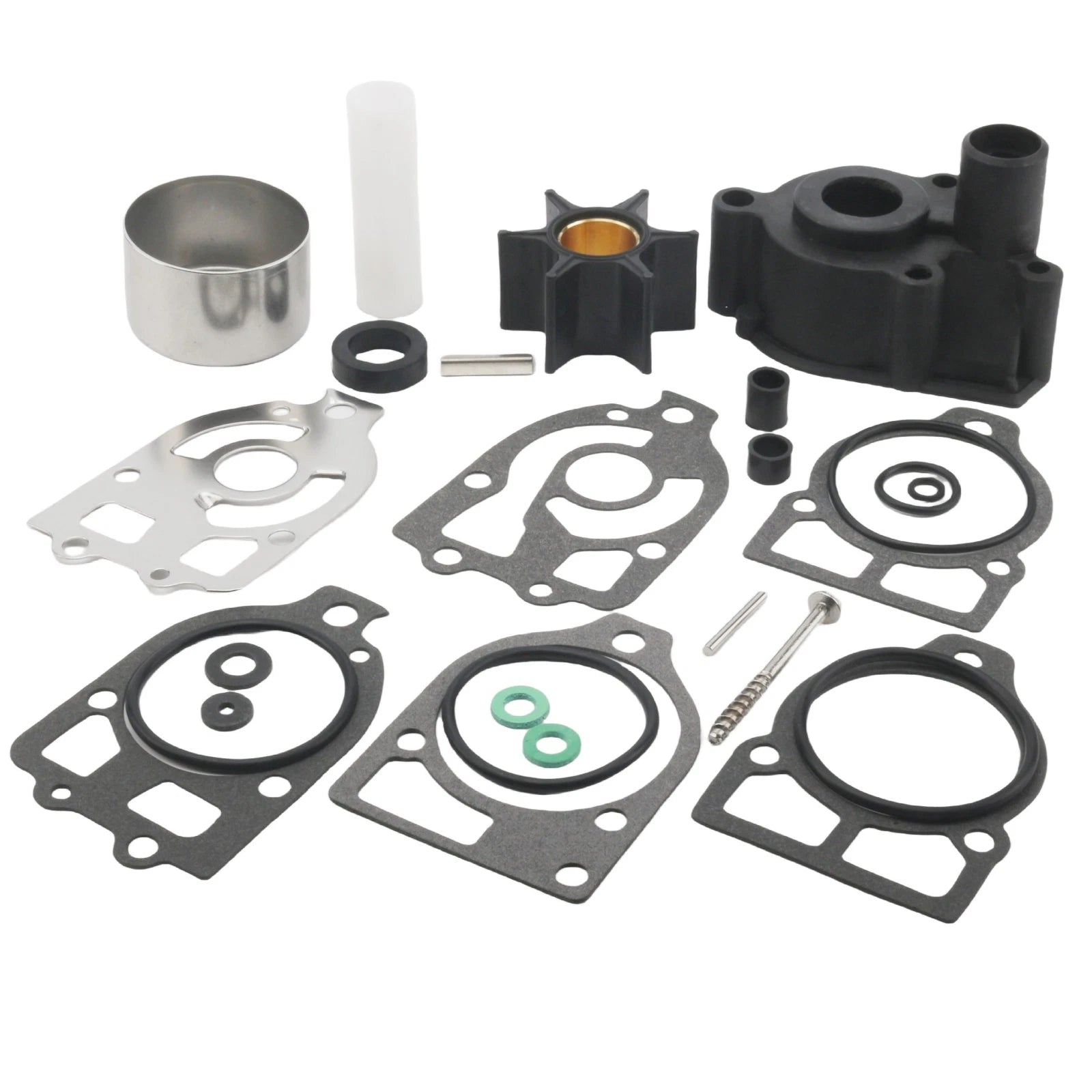 Water Pump Impeller Kit for Mercury V 150 175 200 225 HP Outboard (46-96148A8)