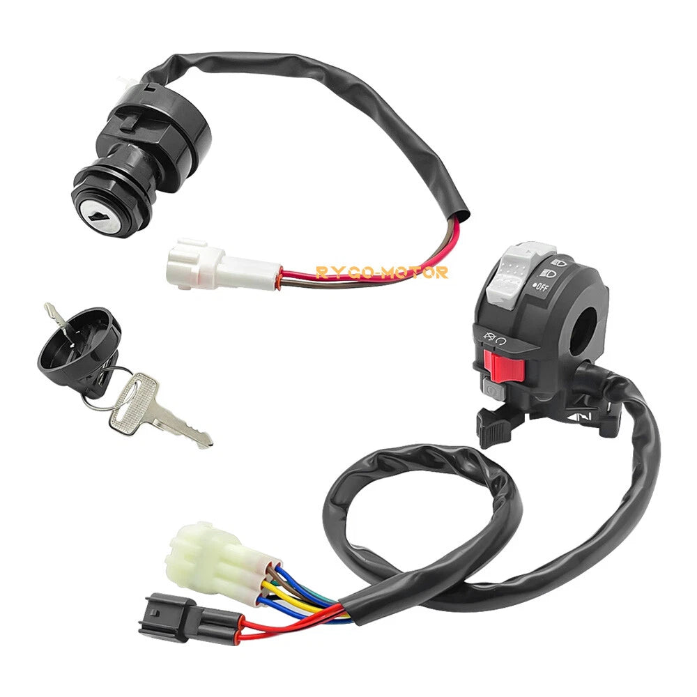 Start Stop Switch & Ignition Key Switch for Yamaha Wolverine 350 (2006–2009)