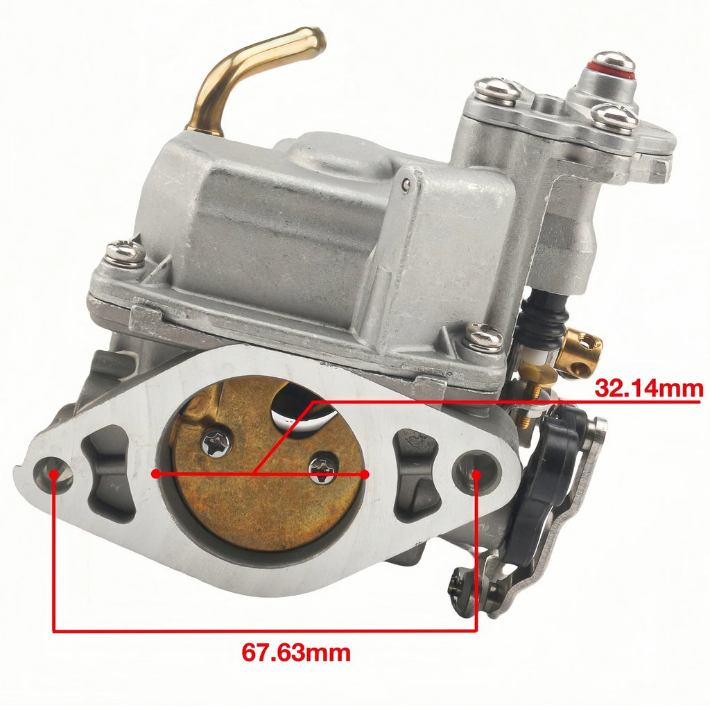 Carburetor & Gasket for Tohatsu Nissan 4 Stroke 9.8 HP (1990–2023)