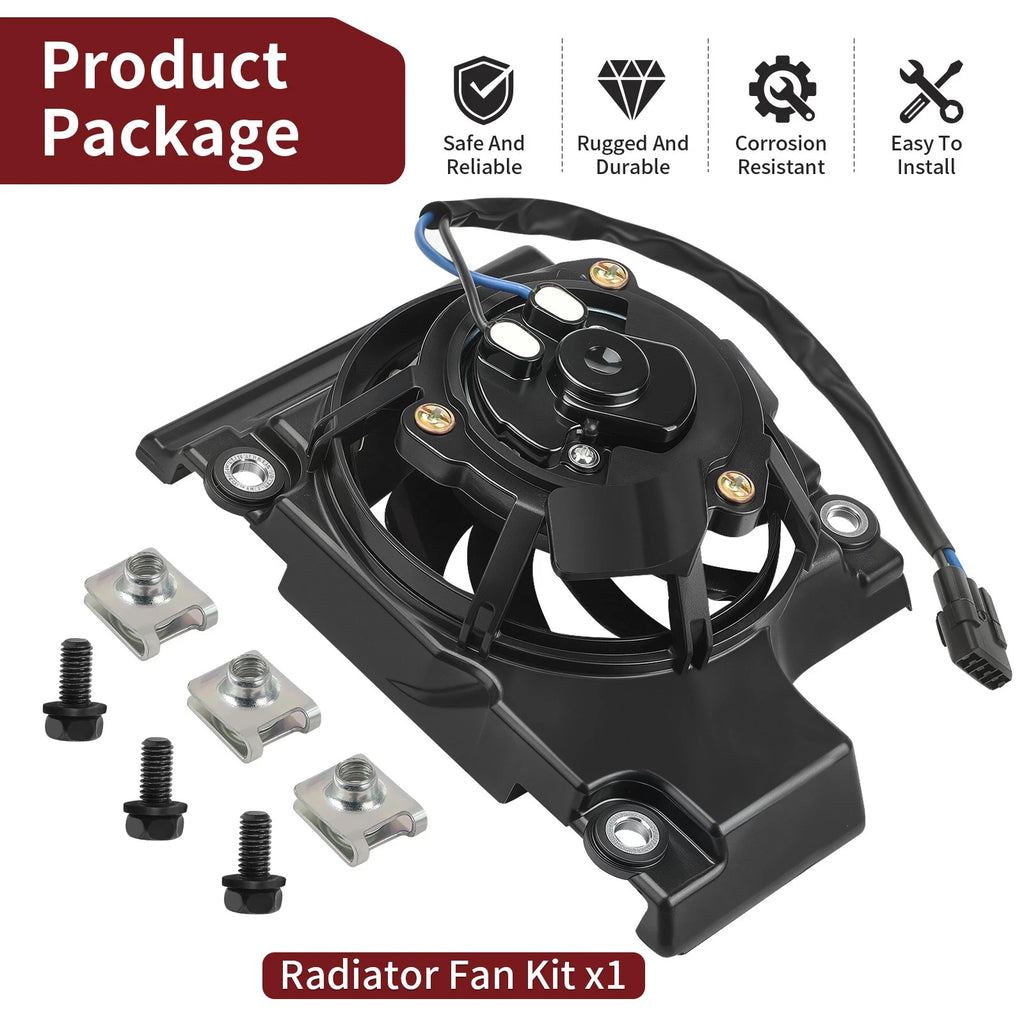 Radiator Fan Kit for Yamaha YZ250FX WR250F (2020–2024) B3J-E24E0-V0-00