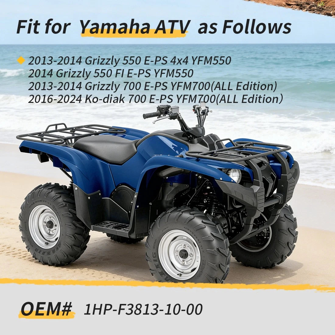 Steering Stem for Yamaha Grizzly Kodiak 550 700 EPS YFM550 YFM700 (2013–2024)