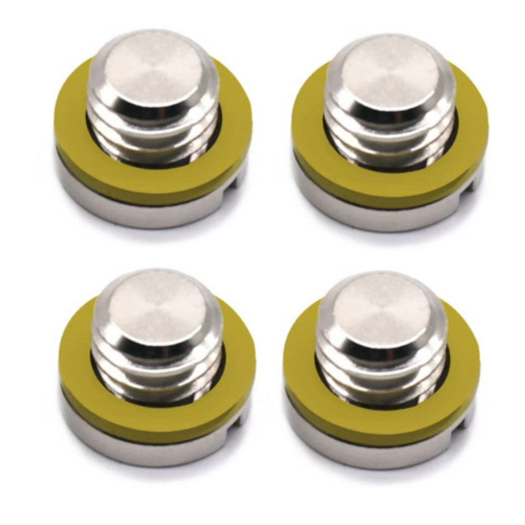 Set of 4 Lower Unit Drain Plug Gearcase Screws for Mercury (18-2244, 10-79953A2, 79953Q04)