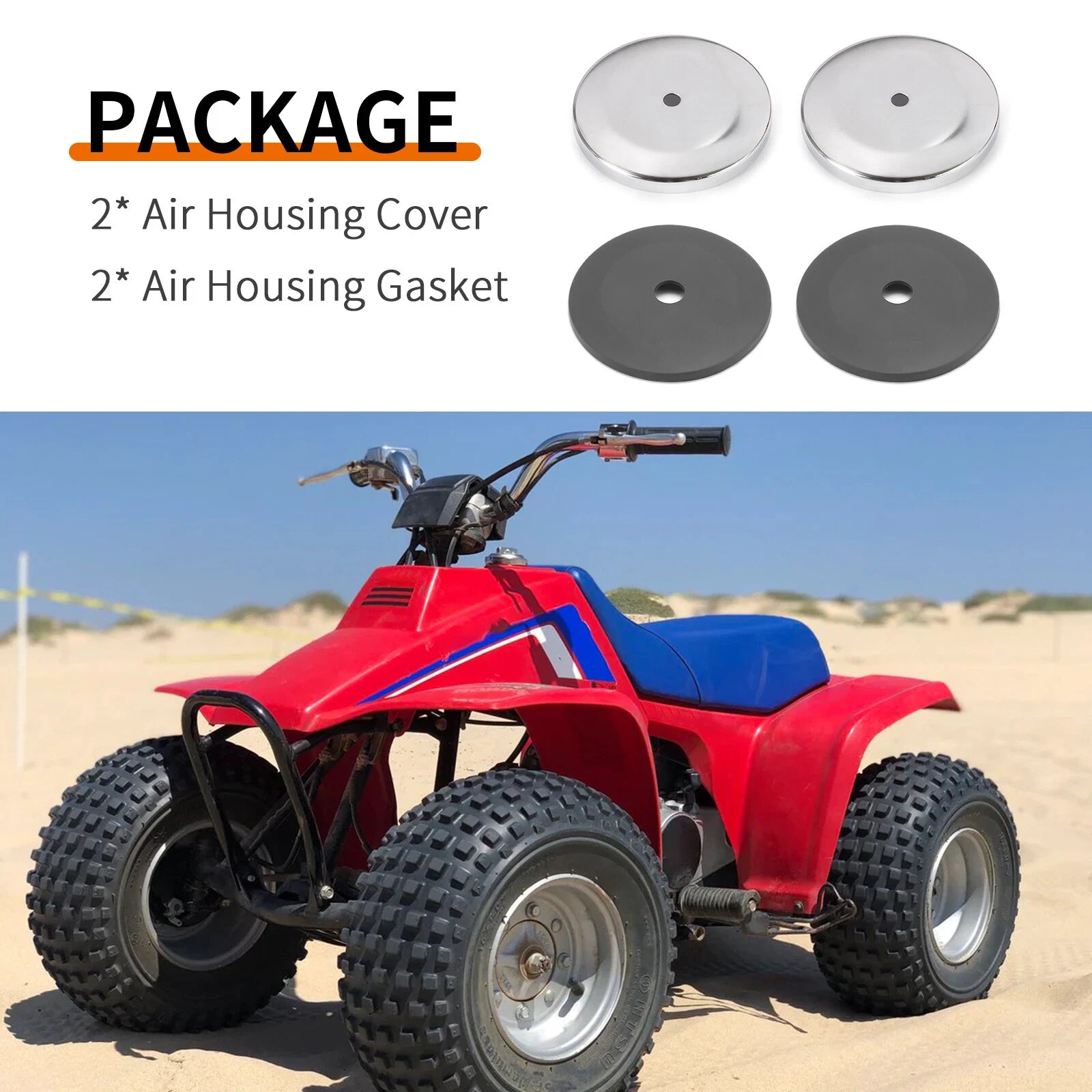 Air Cleaner Housing Cover & Gasket for Honda FourTrax 70 TRX70 (1986–1987)