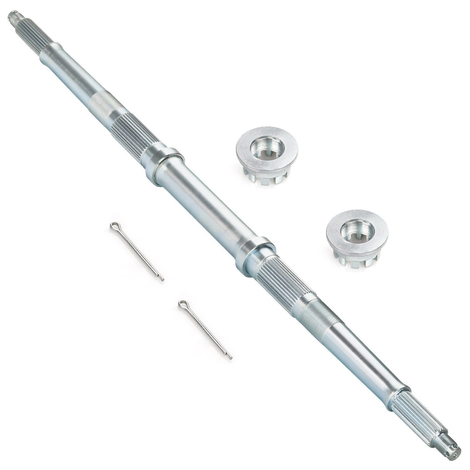 Rear Axle Shaft w/ Wheel Nuts Pins for Honda FourTrax 300 TRX300FW (1993–2000)