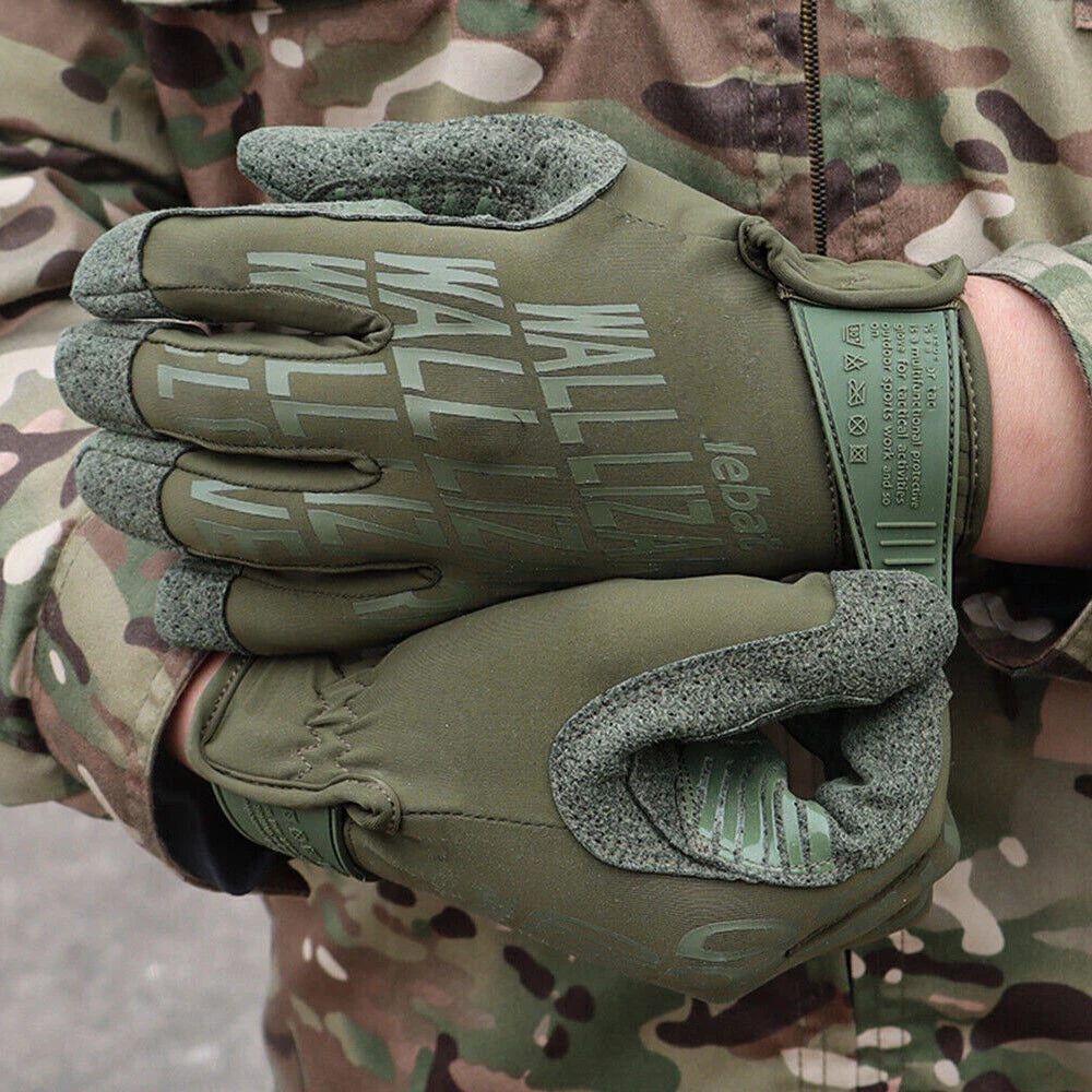 Anti Slip Tactical Gloves for Motorcycle (Full Finger, Touch Screen)