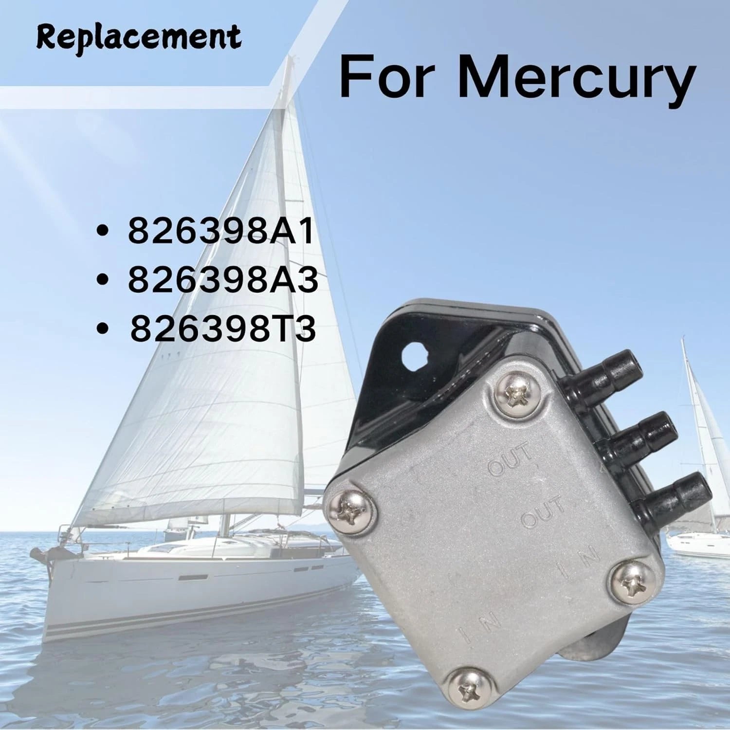 Marine Fuel Pump for Yamaha 25 (2000–2023)