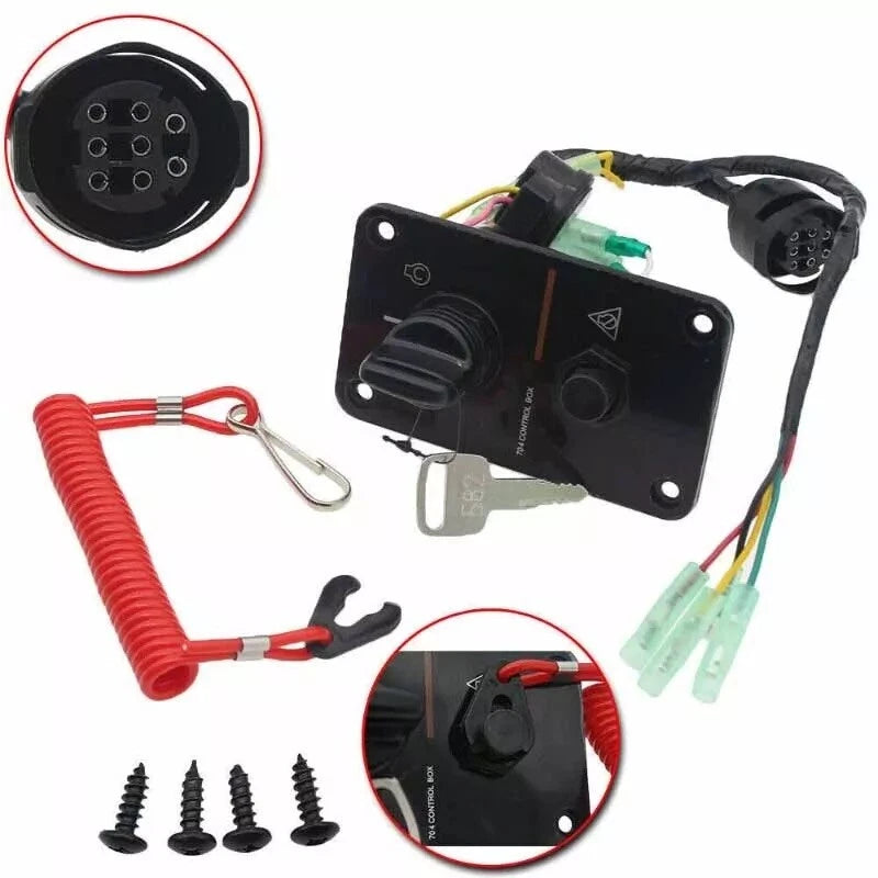 Replacement Key Switch Panel for Yamaha Outboard (704-82570-12-00)