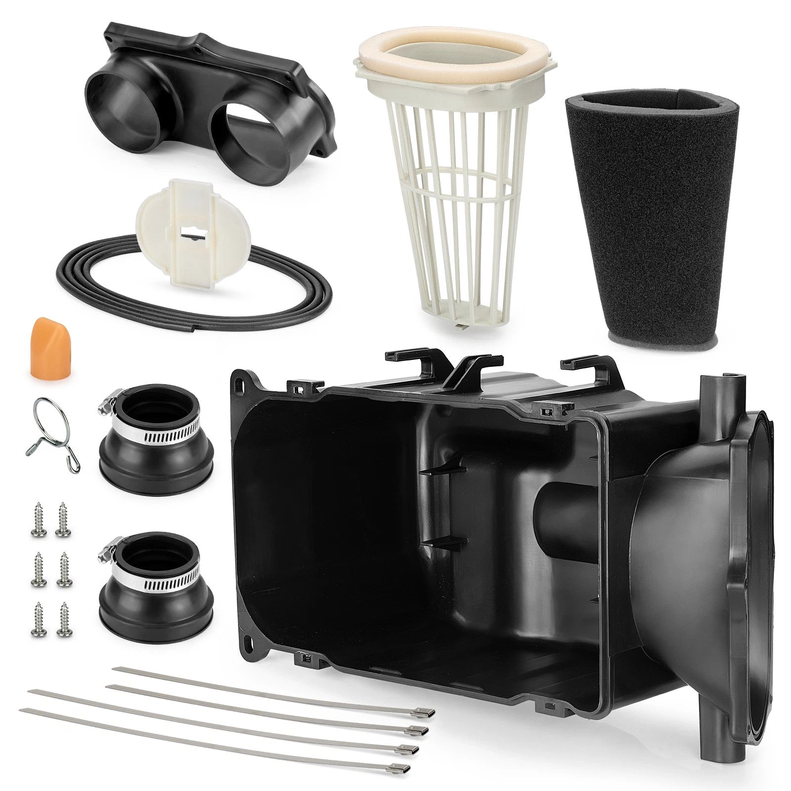 2X Air Box Intake Case Cleaner Kit for Yamaha Banshee 350 (1987–2006) 2GU-14421-01-00