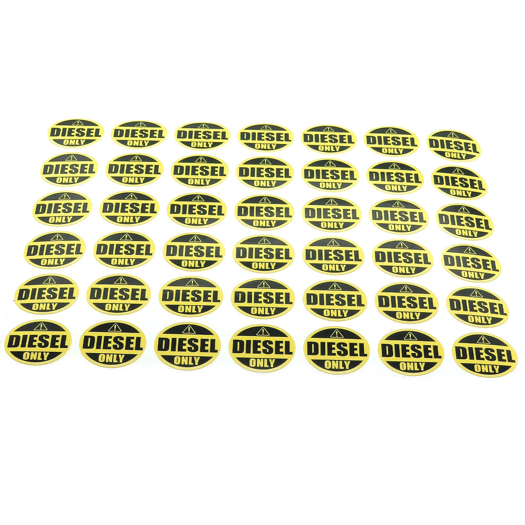 Diesel Only Stickers for Tractors (Weatherproof Vinyl)